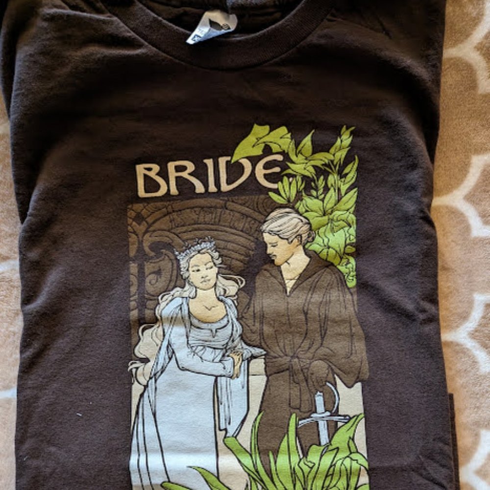 Klimt-inspired Princess Bride tee
